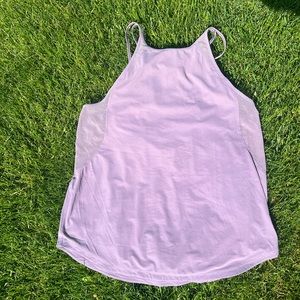 LuluLemon Light Purple Tank Strappy Mesh
